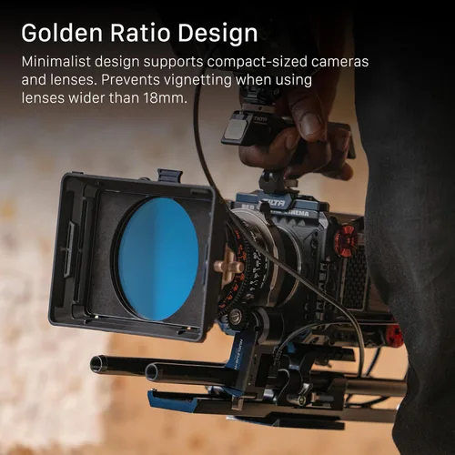 Miniatura 4 de Tilta Mirage Matte Box VND Kit Incluye filtro ND variable de 95 mm 4" x 5.6" y nuevos filtros circulares de 95 mm Anillos adaptadores