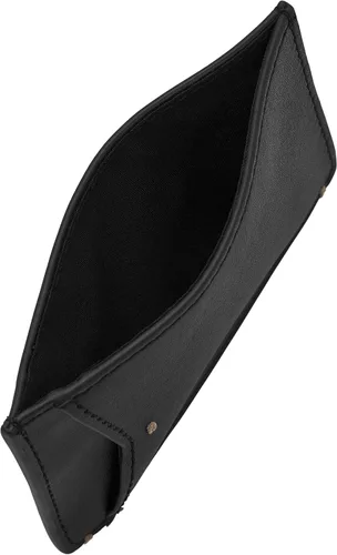 Miniatura 2 de Fossil Funda de piel minimalista para hombre con bolsillo frontal, Joshua Negro, Estuche para tarjetas