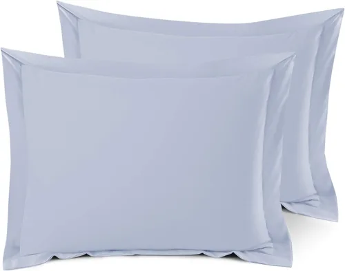 Miniatura 47 de Nestl Juego de 2 fundas tipo sham de almohada suaves - Fundas de almohada de microfibra de doble cepillado - Fundas de almohada de cama premium