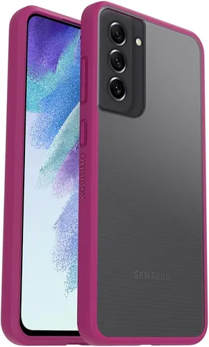 OtterBox Funda para Galaxy S21 FE 5G (Only) Prefix Series, color rosa fiesta, ultrafina, apta para bolsillo, bordes elevados que protegen la cámara