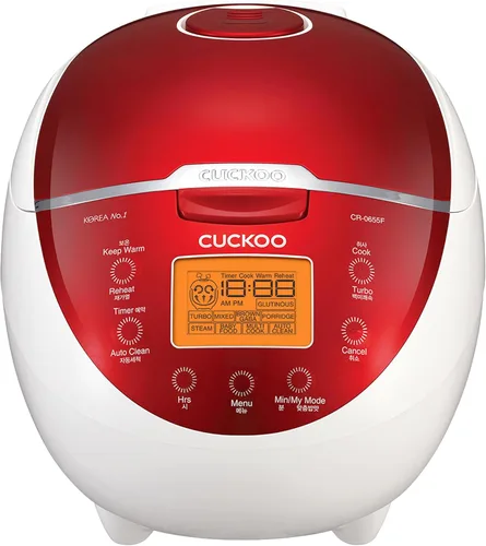 CUCKOO Arrocera Micom de 6 tazas (sin cocinar) / 12 tazas (cocidas), arrocera con lógica difusa con temporizador de retardo y ajuste de