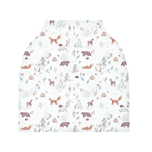 Miniatura 5 de Funda de lactancia para recién nacido, multiuso, para cochecito de bebé, unisex, para bebé, niño y niña (animal 2)