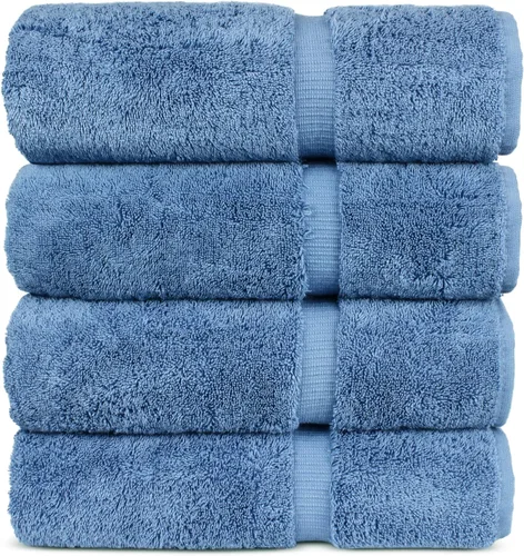 Miniatura 71 de Chakir Turkish Linens - Toallas turcas de alta calidad 100% algodón para baño, 13 x 13 pulgadas (6 toallas pequeñas, aguamarina)