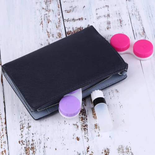 Miniatura 6 de Elcoho Paquete de 24 fundas para lentes de contacto, caja para lentes de contacto, ojos izquierdos/derechos, 4