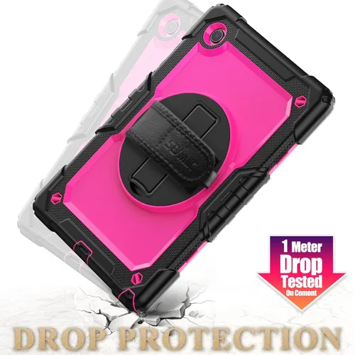 Miniatura 7 de SEYMAC stock Funda para Samsung Galaxy Tab A8 de 10.5 pulgadas, funda de protección contra caídas de cuerpo completo con protector de pantalla