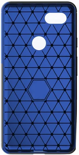 Miniatura 3 de Funda de teléfono para Google Pixel 3 con protector de pantalla de vidrio templado, accesorios para celda, delgada, cuerpo completo, goma de Azul