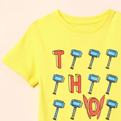 Miniatura 6 de Tienda Essentials Disney Marvel Camisetas de manga corta para niños y niños pequeños de Star Wars (cebra previamente manchada), paquetes múltiples