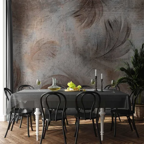 Miniatura 6 de artgeist Mural de pared de plumas de 98 x 69 pulgadas, tamaño XXL, no tejido, de forro polar, para decoración de pared, impresión fotográfica, #10
