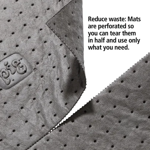 Miniatura 6 de PIG Mat Tapete absorbente de aceite Original PIG Mat Almohadillas de alfombrilla de 15 x 20 pulgadas Absorbe 11 galones por caja 100