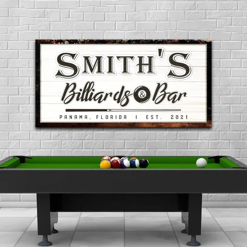 Miniatura 10 de Tailored Canvases Decoración de billar – Accesorios de sala de billar, decoración de lienzo personalizada para sala de billar, decoración de lienzo