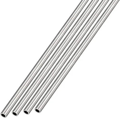 Miniatura 11 de METALLIXITY Tubo de acero inoxidable 304 (0.039 in de diámetro exterior x 0.008 in de pared T x 9.843 in de largo), 4 piezas, tubo recto