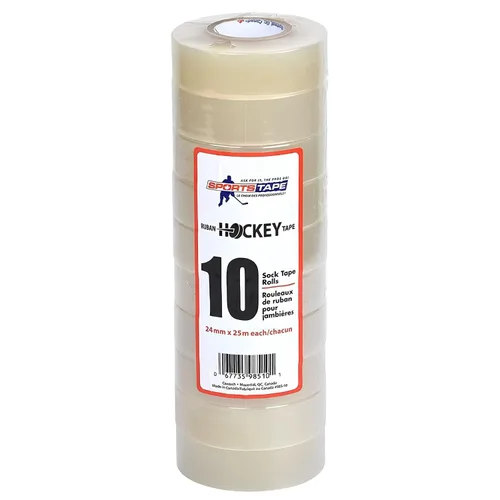 Miniatura 8 de SportsTape - Cinta de hockey multipaquete, transparente, 3 rollos