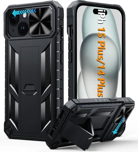 Miniatura 79 de FNTCASE for iPhone 11-Pro Phone Case: Military Grade Drop Proof Mobile Cover with Kickstand & Slide Rugged Shockproof Bumper Heavy Duty Protector