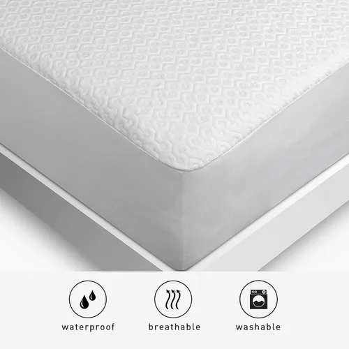 Miniatura 3 de Bedgear Dri-Tec Protector de colchón impermeable – Funda de colchón refrescante que absorbe la humedad Protector de colchón transpirable sin ruido