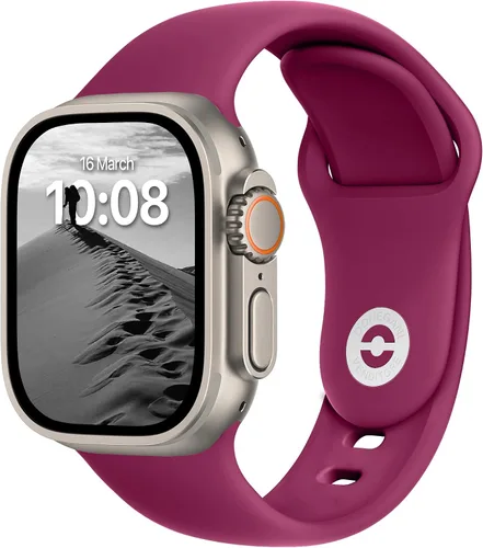 Miniatura 22 de ELETTRONEO SB Correa Deportiva para Bandas de Apple Watch Mujeres Ultra 3 2 49mm, Series 11 10 46mm, 9 8 7 45mm 41mm, SE 6 5 4 44mm 40mm, 3 2 1 42mm