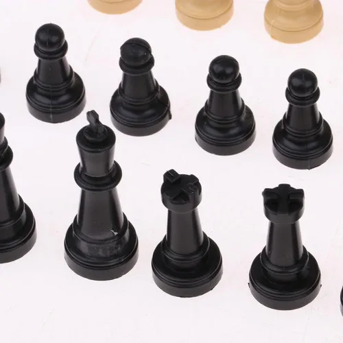 Miniatura 5 de 32 piezas de plástico tradicional torneo accesorios de ajedrez peones ajedrez