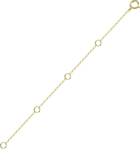 Miniatura 7 de Extensor de Collar de Oro Sólido de 14K Extensor de Pulsera Real de 2 3 4 Pulgadas Cadena Ajustable Duradera Extensión de Tobilleras de Oro
