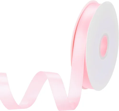 Miniatura 131 de MECCANIXITY Cinta de satén de 3/8 pulgadas de 50 yardas, de grogrén, de seda sólida, fina para ramo de boda, para regalo del día de San Valentín