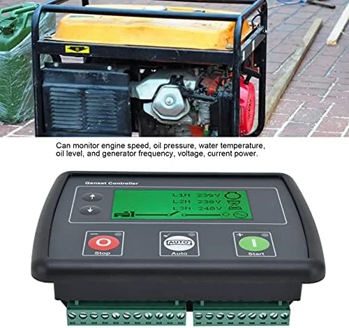 Miniatura 2 de Luqeeg Controlador de generador DSE4510, controlador de generador de pantalla LCD, controlador de grupo electrógeno de parada de arranque