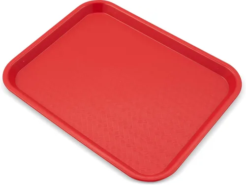 Miniatura 2 de Carlisle Foodservice Products - Bandeja estándar para cafetería o comida rápida, de 10 x 14 pulgadas, color rojo