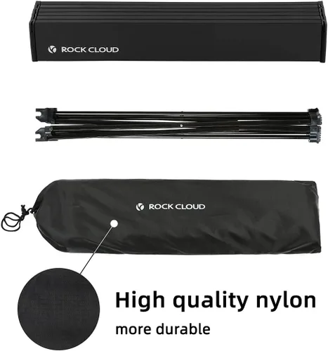 Miniatura 6 de ROCK CLOUD Mesa de campamento portátil de aluminio ultraligera, mesa de playa plegable para camping, senderismo, mochileros, picnic al aire libre