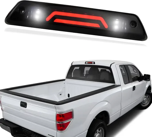 Luces de freno de montaje alto LED de tercera luz de freno compatibles con camiones F150 2009-2014 luz de carga LED de techo de cabina trasera con