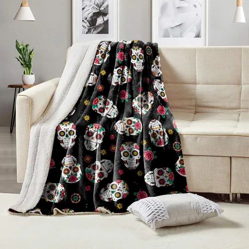 Miniatura 13 de Manta de Forro Polar de 80"x60", Suave, Acogedora, Cálida, Difusa, Manta de Franela de Felpa, Familia de Osos Pardos en el Bosque, Manta para Sofá