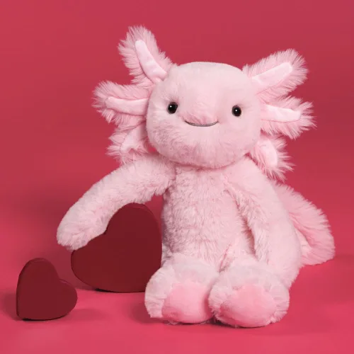 Miniatura 11 de Vermont Teddy Bear Peluche de Axolotl – Juguetes de Animales de Peluche Axolotl Rosa de 15 Pulgadas, Peluche Ultra Suave y Tierno, Juguete de Regalo
