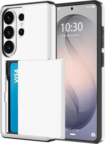 Miniatura 53 de Funda tipo cartera para Samsung Galaxy S22 Ultra con 4 ranuras para tarjetas de crédito a prueba de golpes, funda híbrida de protección reforzada