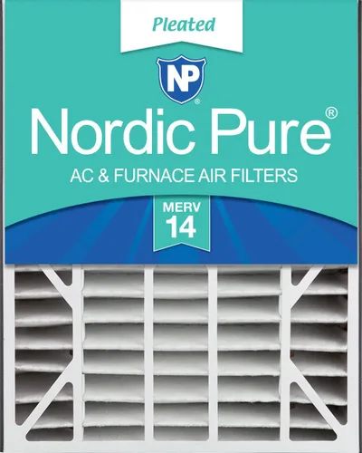 Miniatura 25 de Nordic Pure 20x25x5 (tamaño real: 19 3/4 x 24 1/4 x 4 7/8) Filtro de CA Air Bear MERV 13 Plus Carbon 4 Pack