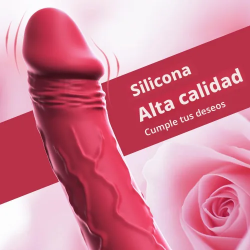 Miniatura 4 de Vibrador realista de 7.6 pulgadas para mujeres, 10 potentes modos de vibración para estimulación del clítoris y punto G, juguetes sexuales