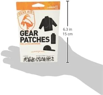 Miniatura 9 de GEAR AID Parches de cinta Tenacious para reparación de chaquetas