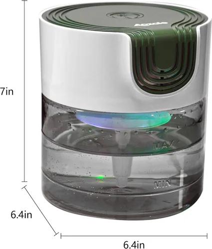 Miniatura 2 de Aozale - Purificador de aire de agua para el hogar, limpiador de aire y humidificador a base de agua, difusor de aroma, elimina los olores y el humo