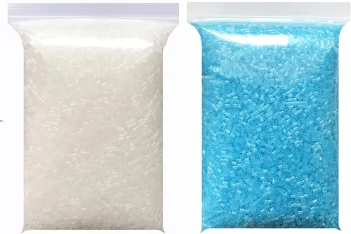 20000 cuentas de fusibles transparentes azules y blancas transparentes de 0.102 in, paquete a granel de cuentas de fusión funciona con cuentas de