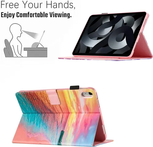 Miniatura 5 de Funda para iPad Mini6 (8.3 pulgadas, versión 2021) iPad Mini 6ª generación, funda protectora delgada con función atril, función de encendido y Playa