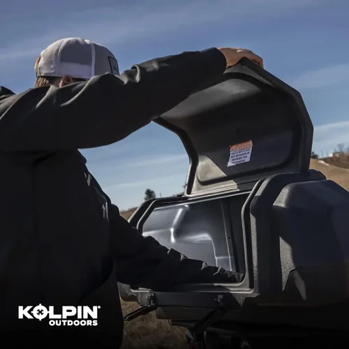 Miniatura 5 de Kolpin 4438 - Caja de casco trasera para ATV Negra Pequeña