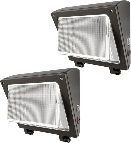 Miniatura 15 de Paquete de luz LED de pared de 75/65/50 W con sensor de atardecer a amanecer, 11250 LM 6000/5000/4000K LED de seguridad de inundación, luces
