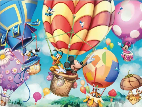 Miniatura 2 de Ceaco - Disney - Globo aerostático de Mickey - Rompecabezas de 300 piezas extragrandes