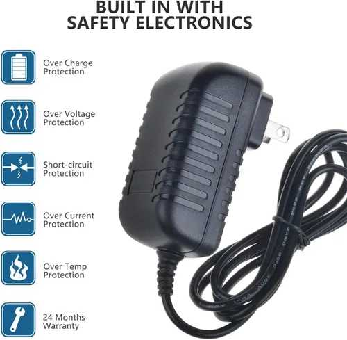 Miniatura 3 de Adaptador de 8 V CA/CC compatible con At&T Vtech SynJ SB67118 SB67138 SB67158 Syn J SB 67118 SB 67138 SB 67158 Teléfono inalámbrico de 4 líneas