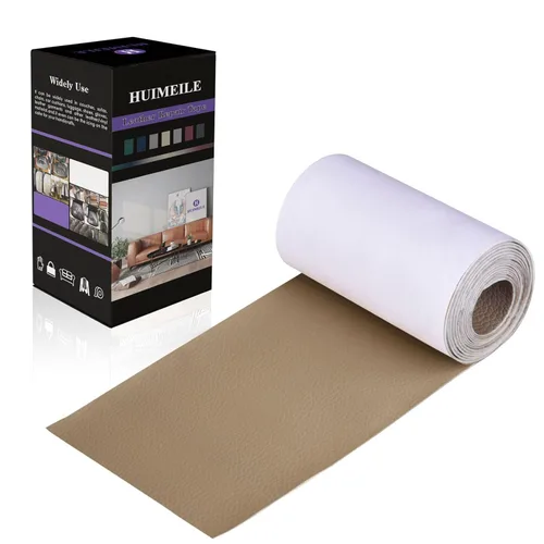 Miniatura 40 de Cinta de parche de reparación de cuero de 4 x 60 pulgadas, cinta autoadhesiva fuerte para muebles, sofás, sillones, asientos de automóvil, armarios