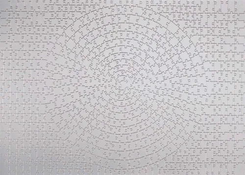 Miniatura 5 de Rompecabezas plata 654 pieza en blanco desafío Krypt
