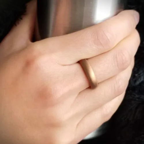 Miniatura 3 de Knot Theory Anillos de boda de silicona transpirable para hombres y mujeres Anillos de boda de goma de goma para él y ella Regalo de aniversario