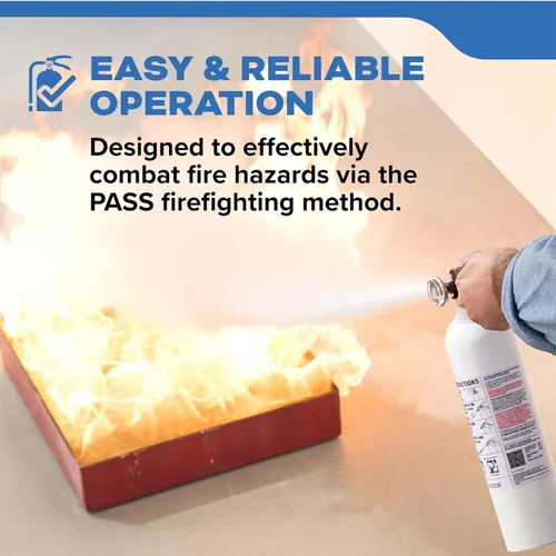 Miniatura 7 de Kidde Extintor de Incendios para Barcos, de Un Solo Uso 10BC Coast Guard Approved Marine Extinguisher for Small Flammable Liquids/Gases and