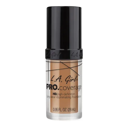 Miniatura 3 de Base de maquillaje líquida L.A. Girl Pro Coverage, Beige