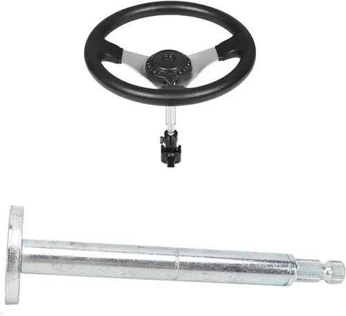 Miniatura 3 de Aramox Kart - Cubo de eje de volante de 8.071 in, 30T, base de 3 agujeros para bricolaje, construcción de acero aleado