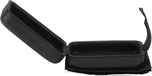 Miniatura 5 de Walfront Funda de batería de guitarra acústica de 9 V, estuche de transporte de bolsillo negro, organizador de PU, funda portátil para instrumentos