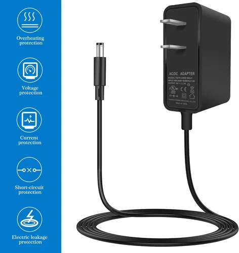 Miniatura 7 de Adaptador de fuente de alimentación UL DC 6V 2A Adaptador de alimentación 6Volt Cargador DC en 6V Cable de alimentación 100mA 300mA 400mA 500mA