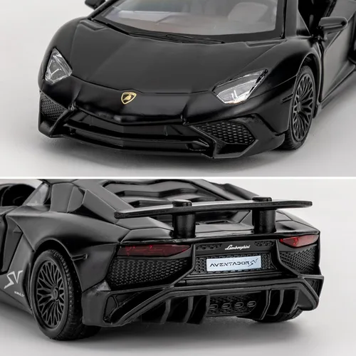 Miniatura 4 de TGRCM-CZ Modelo de coche a escala 1/36 Lamborghini Aventador LP770-4 de fundición, coche de juguete de aleación de zinc para niños, coche de juguete