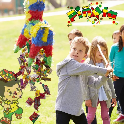 Miniatura 6 de Caja de dulces mexicanos de piñata (Lucas Mix (22.5 onzas) (18 piezas)