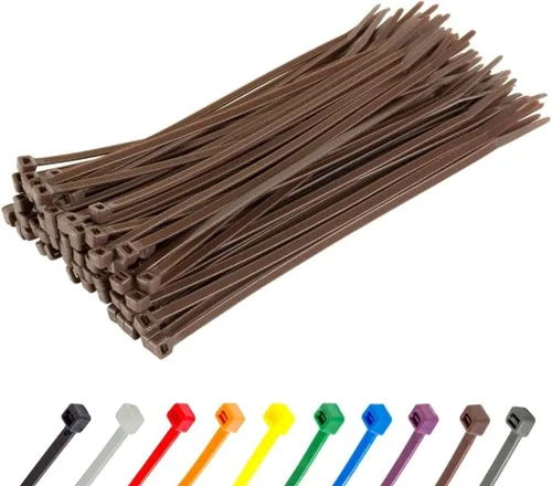Miniatura 21 de GTSE - Paquete de 100 bridas con cremallera de 20.3 cm, color plateado/gris, 8.06 kg de resistencia, bridas de nailon grises resistentes a los rayos